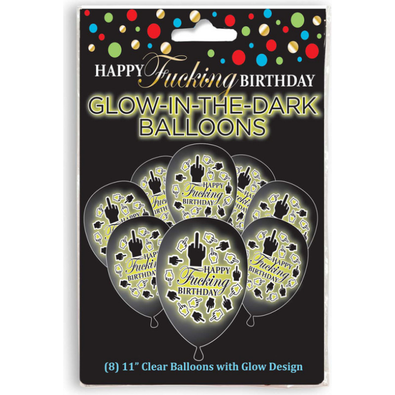 Little Genie Productions Daudz laimes dzimšanas dienā - Mirdzoši baloni