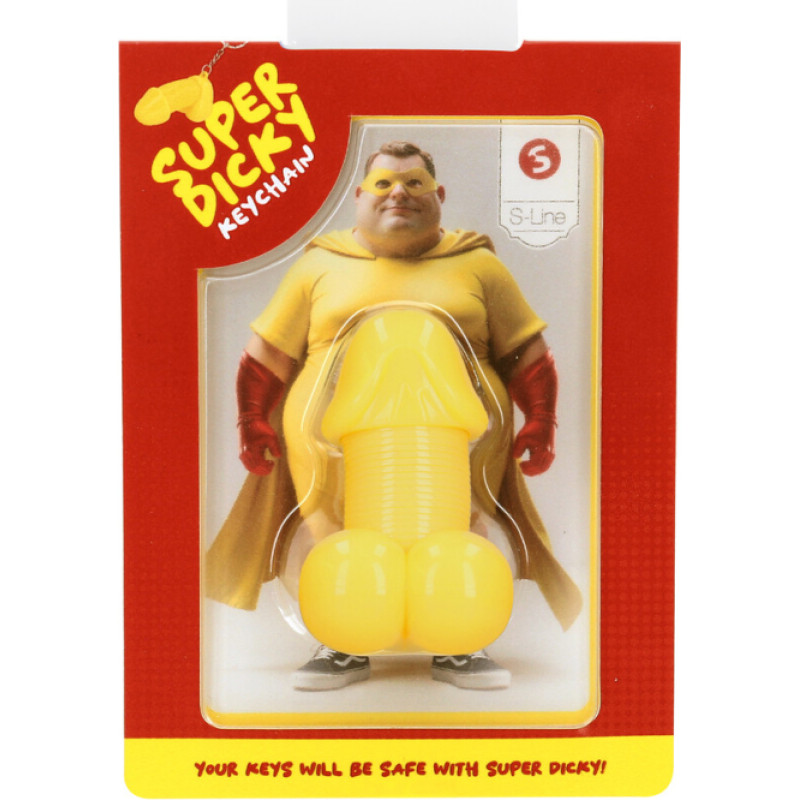 S-Line By Shots Super Dicky - Atslēgu piekariņš - Dzeltens