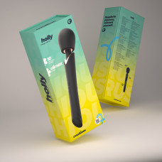 Crushious Holly - Rechargeable Wand Massager - Black