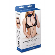 Whipsmart DIAMOND COLLAR AND LEASH BLUE