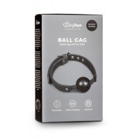 Easytoys Knebel-Ball Gag With PVC Ball - Black