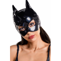 Glossy , Wetlook Cat Mask ANN - black OneSize