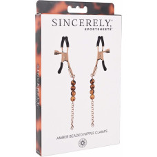 Sportsheets AMBER BEADED NIPPLE CLAMPS