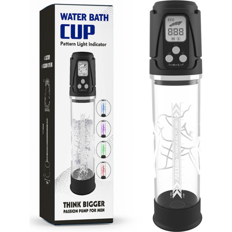 B - Series Power Pompka- PASSION PUMP, PREMIUM RECHARGEABLE AUTOMATIC WATERPROOF PUMP, Light Indicator