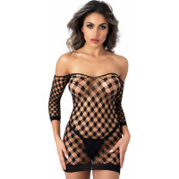 Daring Intimates Deluxe Fence Net Minidress