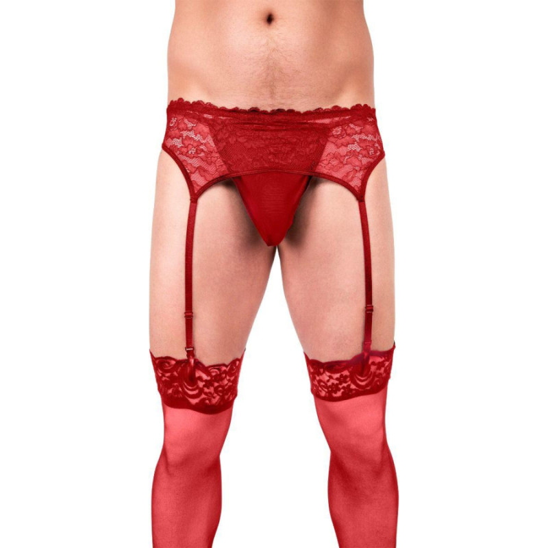 Prowler Red Lace Garter Set Xlarge