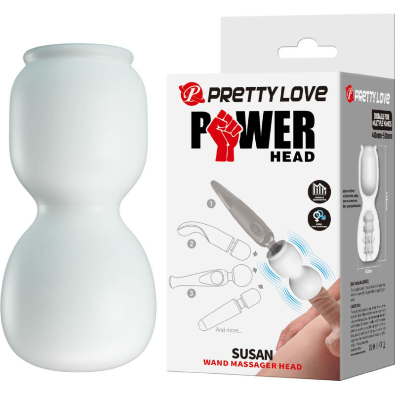 Pretty Love Power Head Susan Wand Massager Head