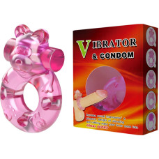 Baile Vibrating Bear Cock Ring – Pink