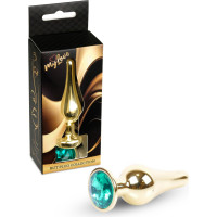 Mylove Toys - Jewellery Gold BUTT PLUG- Green