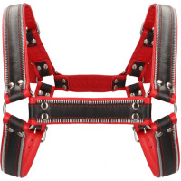 Ouch! By Shots Z sērijas krūšu buldoga siksna - L/XL