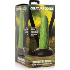 Xr Brands Radioaktīvs rāpulis - biezs, zvīņains silikona dildo