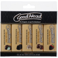 Doc Johnson Slick Head Glide - šokolādes - 5 iepakojums - 29 ml