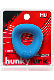 Hunkyjunk Форма - Изогнутое кольцо для члена - Бирюзовый лед
