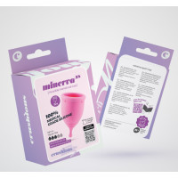 Crushious Minerva — Copa Menstrual con Bolsa — XS — Rosa