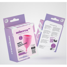 Crushious Minerva — Copa Menstrual con Bolsa — XS — Rosa
