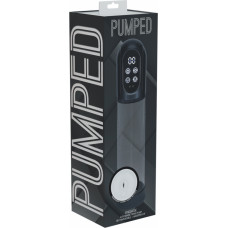 Pumped By Shots Engage - automātisks ūdensnecaurlaidīgs dzimumlocekļa pumpis un masturbators - lielgabala metāls