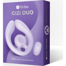 Snail Vibe GIZI Duo - Dual Couples Stimulator - Lilac