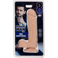 Cloud 9 Working Man - Tavs uzņēmēja dildo - 8 / 20 cm