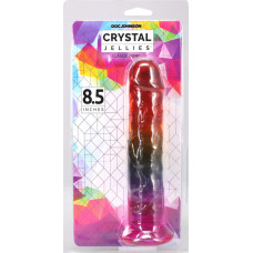 Doc Johnson Klasiskais dongs - 8,5 / 21,6 cm - Varavīksne