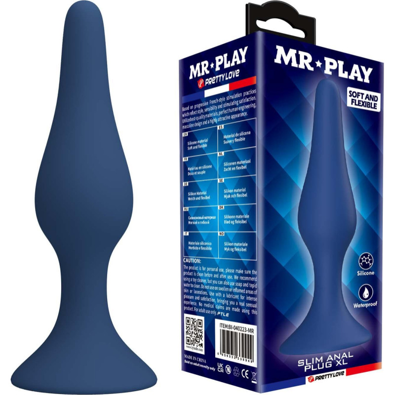 Mr. Play Slim Anal Plug XL