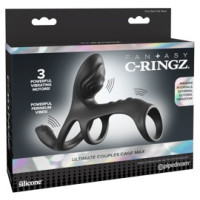 Fantasy C-Ringz FCR Couples Cage Max Black
