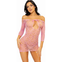 Leg Avenue Mini Dress with Keyhole Tie Front