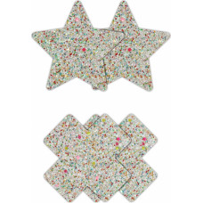 Ns Novelties Pasties Star & Cross  2 Pair