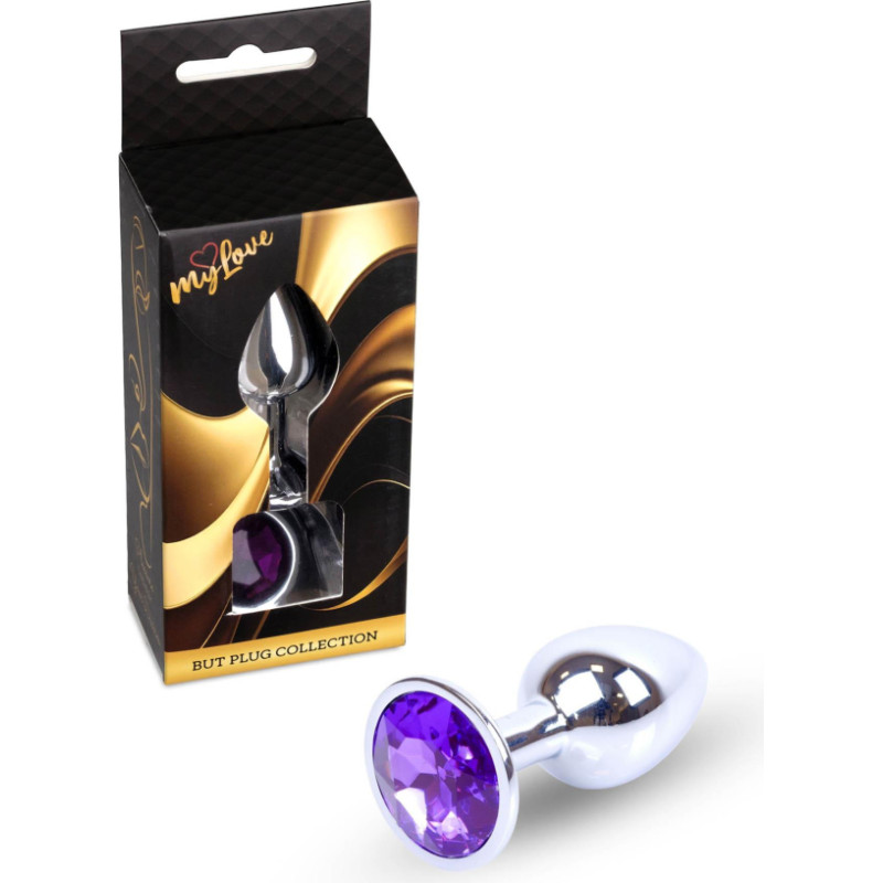 Mylove Toys - Jewellery Silver PLUG- Purple