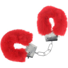 Ouch! Classic Fluffy Handcuffs - Red