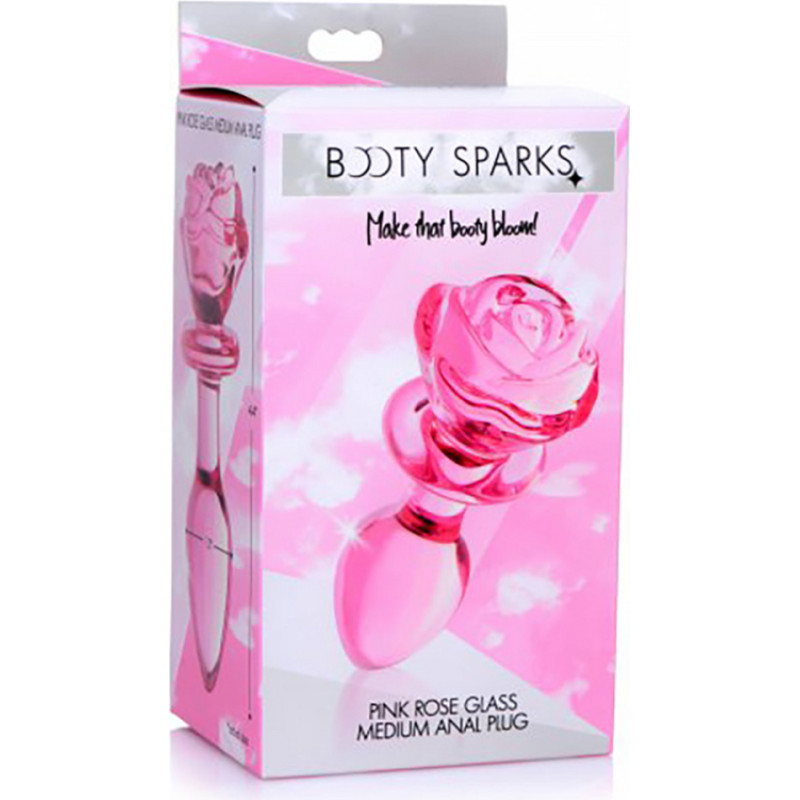 Xr Brands Rozā roze — stikla aizbāznis — vidējs