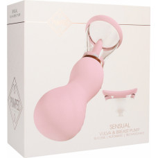 Pumped Sensual - Rechargeable Vulva and Breast Pump - Pink