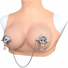Kiotos Steel Demonic Bull Mask Nipple Clamps