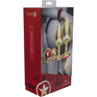 Ouch! By Shots Milan Collection - metāla anālo aizbāžņu komplekts - zelta