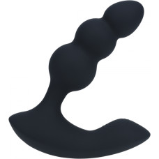 Levelz By Shots Divu motoru tālvadības pults vibrējošs šķidra silikona prostatas stimulators - melns