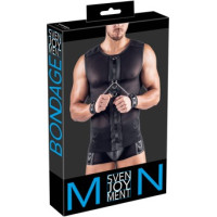 Svenjoyment Bondage Vīriešu krekls un aproces XL izmērā