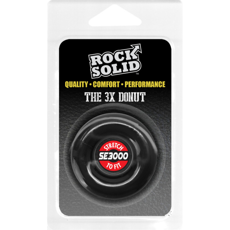 Doc Johnson 3X Donut - dzimumlocekļa gredzens