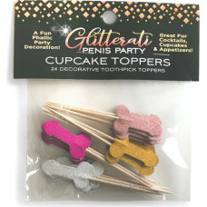 Little Genie Productions Glitterati - Penis Cupcake Set