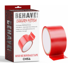 Behave Bind Me Bondage Tape-Red
