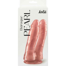 Pearl Double pearlescent dildo Baroque Pearl Pink