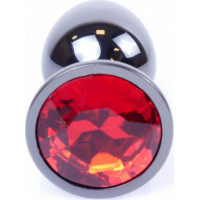 B - Series Heavyfun Plug-Jewellery Dark Silver PLUG- Red