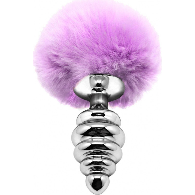 Alive Metal Anal Fluffy Twist Plug M pink