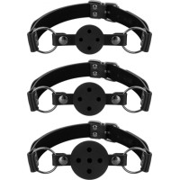 Bedroom Fantasies - Set of 3 Ball Gags Black