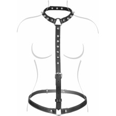 Fetish Tentation SEXY BUST HARNESS WITH SPIKES