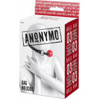 Anonymo By Toyfa Anonymo gag, ABS plastic, red, 64 cm