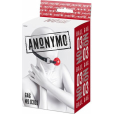 Anonymo By Toyfa Anonymo gag, ABS plastic, red, 64 cm