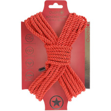 Ouch! Polyester Bondage Rope - 32.8 ft / 10 m - Red