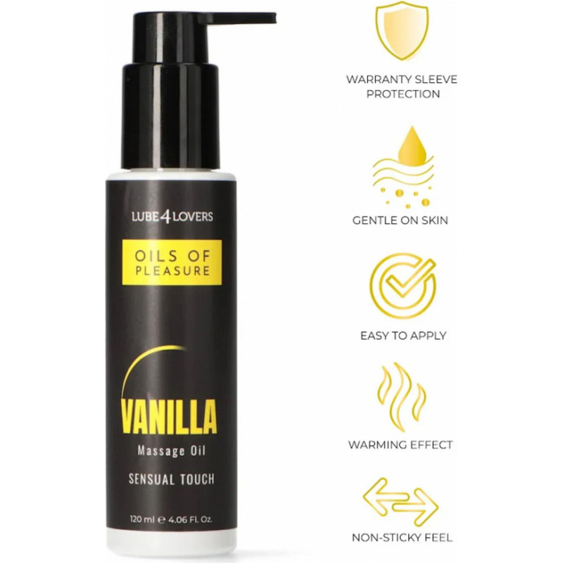 Lube4Lovers Oils of Pleasure – Vanilla Massage Oil 120 m