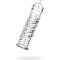 A-Toys , Penis Sleeve, TPR, Transparent, 15.5 cm