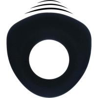 Levelz Sealed Liquid Silicone Vibrating Cockring - Black