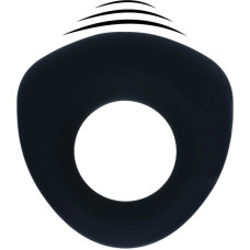 Levelz Sealed Liquid Silicone Vibrating Cockring - Black